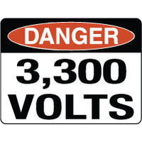Danger 3,300 Volts
