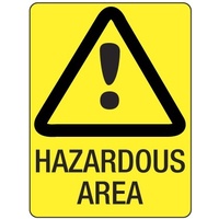 240x180mm - Self Adhesive - Hazardous Area