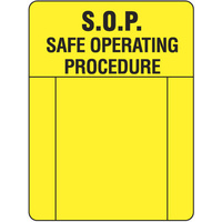 450x300mm - Poly - Safe Operating Procedure