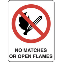 No Matches or Open Flames