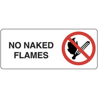 300x140mm - Self Adhesive - No Naked Flames