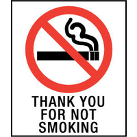 Thank you For Not Smoking