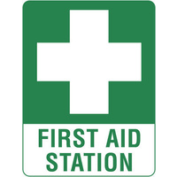 502LC -- 600X400mm - Corflute - First Aid Station