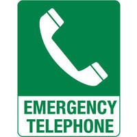 516MP -- 300x225mm - Poly - Emergency Telephone