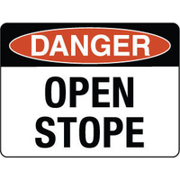 Danger Open Stope