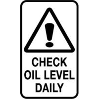 Check Oil Level Daily