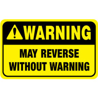 Warning May Reverse Without Warning