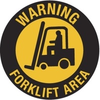 Warning Forklift Area