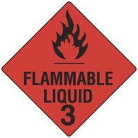 270x270mm - Poly - Flammable Liquid 3