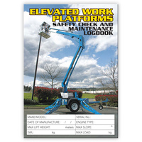 Elevated Work Platforms log book A5