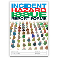 Hazard / Incident Reports Log book A4
