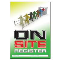 Onsite Register log book A4