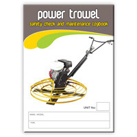 Power Trowel log book A5