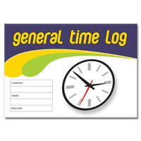 Time log book A5