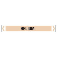 30x380mm - Self Adhesive Pipe Markers - Pkt of 10 - Helium