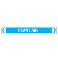 50x400mm - Self Adhesive Pipe Markers - Pkt of 10 - Plant Air