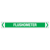 30x380mm - Self Adhesive Pipe Markers - Pkt of 10 - Flushometer