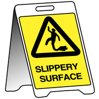 500x300mm - Fluted Board Sign Stands - Slippery Surface