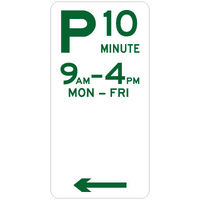 10 Minute Parking (Left Arrow)