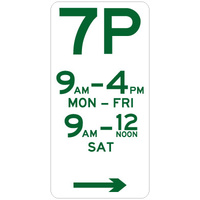 7 Hour Parking (Right Arrow)