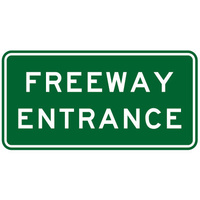 R6-20A -- 1200x600mm - AL CL1W - Freeway Entrance