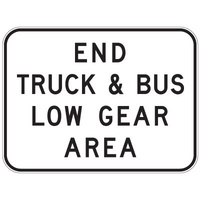 R6-23A -- 1000x800mm - AL CL1W - End Truck & Bus Low Gear Area 