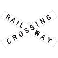 R6-24A -- 1350x178mm - AL CL1W - Railway Crossing Positions (Each Crossarm) 