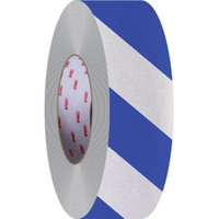 50mm x 45.7mtr - Class 2 Reflective Tape - Blue and White
