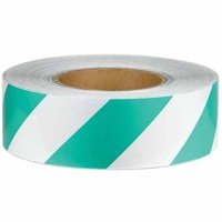 50mm x 45.7mtr - Class 2 Reflective Tape - Green and White