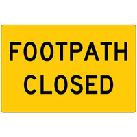 900x600 - Metal CL1W - Footpath Closed