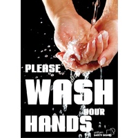 A3 Laminated Safety Poster - Please Wash Your Hands