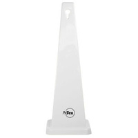 890mm - Safety Cone - Blank White