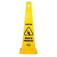 890mm -  Safety Cone - Caution Work In Progress