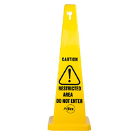 890mm - Safety Cone - Caution Restricted Area Do Not Enter
