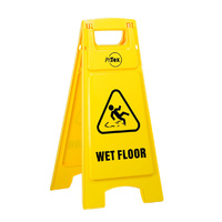 Plastic Sign Stand - Double Sided - Wet Floor