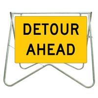 900x600 - Swing Stand and Sign - Detour Ahead