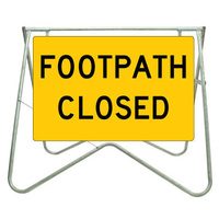 900x600 - Swing Stand and Sign - Footpath Closed