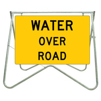 900x600mm - Swing Stand and Sign - Water Over Road 