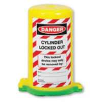 Cylinder Lockout - Danger Cylinder Locked Out  (Green)