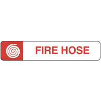 300x100mm - Self Adhesive - Fire Hose (with pictogram)