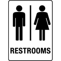 300x225mm - Poly - Restrooms