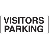 450x200mm - Poly - Visitors Parking