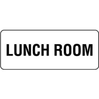 450x200mm - Poly - Lunch Room