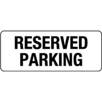 450x200mm - Metal - Reserved Parking