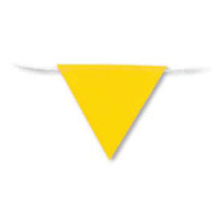 Yellow Bunting Flags (30mtr Roll)