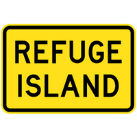 600x400mm - AL CL1W - Refuge Island