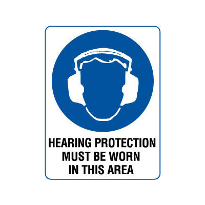 Hearing Protection Must Be Worn In This Area