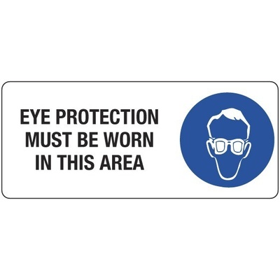 Eye Protection Must be Worn in This Area