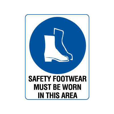 Safety Footwear Must be Worn in This Area