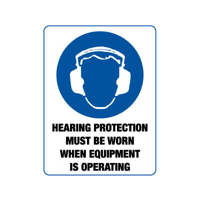 Hearing Protection Must be When when Equipment is Operating